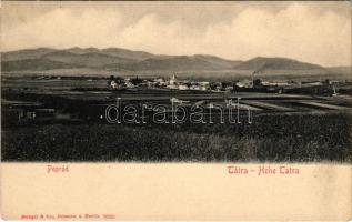 Poprád (Magas-Tátra, Vysoké Tatry); látkép. Stengel &amp; Co. 9025. / general view (EK)