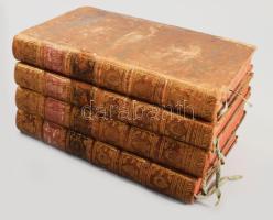 L. Annaei Senecae Philosophi Opera. Ad optimas editiones collata praemittitur notitia literaria studiis societatis bipontinae. Tomus I-IV. Biponti [Zweibrücken], 1782, Ex Typographia Societatis, 2 (címlap, rajta Seneca rézmetszetű portréjával)+XL+304 p.; 2 (címlap, rajta Nero rézmetszetű portréjával) + 336 p.; 2 (címlap, rajta Agrippina rézmetszetű portréjával)+431 p; 2 (címlap, rajta Claudius rézmetszetű portréjával)+424 p. Latin nyelven. Korabeli aranyozott, álbordás gerincű egészbőr-kötés, festett lapélekkel, kopott borítókkal, kissé foxing foltos lapokkal, névbejegyzéssel és névbélyegzéssel a címlapokon.