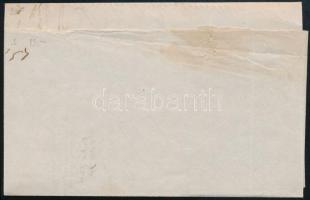 1854 15 centes levélen / on cover