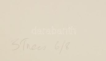 Heather Allen (-): Három fa (3 trees), 2005. Litográfia, papír. 6/8 számozással. 21x12 cm