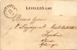 1899 Igló, Zipser Neudorf, Spisská Nová Ves; Evangélikus elemi és polgári leányiskola. Csetényi Emil...