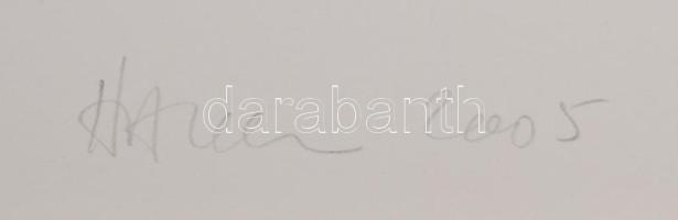 Heather Allen (-): Kilenc fa (9 trees), 2005. Litográfia, papír. 2/12 számozással. 19x19 cm