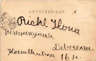 1898 Igló, Zipser Neudorf, Spisská Nová Ves; Állami tanítóképezde, Római katolikus templom, a városi...