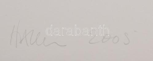 Heather Allen (-): Kilenc fa (9 trees), 2005. Litográfia, papír. 1/12 számozással. 19x19 cm