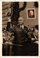 1948 Dr. Edvard Benes, president Budovatel / Czechoslovakian president. TCV card (EB)
