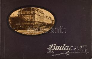 cca 1930 Budapest 14 db képet tartalmazó leporelló 24x16 cm