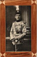 Aleksander I / I. Sándor jugoszláv király / Alexander I of Yugoslavia (ragasztónyomok / glue marks)