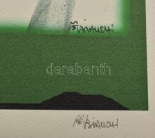 Olvashatatlan jelzéssel: Arcok (olvashatatlan címmel). Computer print, papír. 54x34 cm