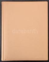 12 vastag fekete lapos jó A4-es berakó drapp borítóval