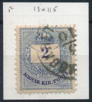 1881 2kr kontár vésésjavítással (ex Orbán, Sebestyén aranyérmes kiállítási anyagból)