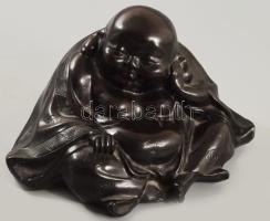 Erotikus Buddha szobor. Felültetve egyszerű Buddha szobor, alján rejtett erotikus jelenettel. Műgyanta. 20x14 cm