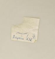 Japán Imari porcelán tál. XIX sz. Kézzel festett, jelzett, kis kopással d: 31 cm