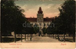 Zágráb, Agram, Zagreb; Rudolfova vojarna / Rudolf laktanya. Stengel &amp; Co. 8594. / K.u.K. military barracks (EB)