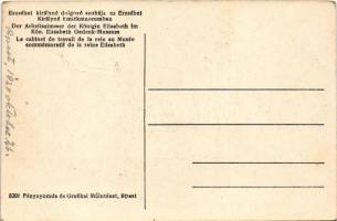 1920 Budapest I. Erzsébet királyné (Sisi) dolgozószobája az Erzsébet Királyné Emlékmúzeumban (Budai ...