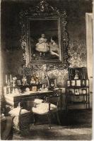 1922 Budapest I. Erzsébet királyné (Sisi) íróasztala az Erzsébet Királyné Emlékmúzeumban (Budai vár), belső (fl)