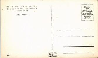 Budapest VIII. Dr. Pajor szanatórium és vízgyógyintézet, előcsarnok. Vas utca 17. (EK)