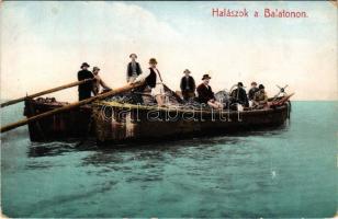 Balaton, Halászok a Balatonon (gyűrődések / creases)