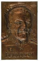 Szovjetunió DN "Malinovszkij" egyoldalas, öntött bronz emlékplakett (81,5x130mm) T:AU Soviet Union ND "Malinovszkij" one-sided, cast bronze commemorative plaque (81,5x130mm) C:AU