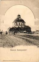 Esztergom, Szent Anna templom és óvónőképző. Kardos Dezső kiadása (Rb)