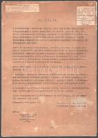 cca 1950 A Budai Várral kapcsolatos dokumentum és cikkgyűjtemény