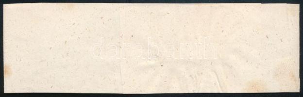 ~1856 Hírlapbélyeg teljes címszalagon / Newspaper stamp on complete wrapper