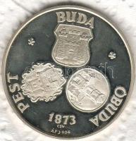 1973 "Budapest"  emlékveret 21,05g  ezüst T:PP