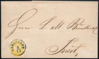 1864 2kr levélen / on cover "KARLSTADT"