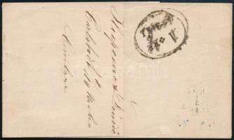 1864 2kr levélen / on cover "KARLSTADT"