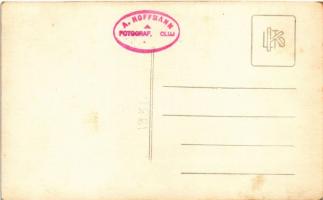 1931 Kolozsvár, Cluj; tanárok és diákok (?) csoportkép. A. Hoffmann felvétele / teachers and pupils ...