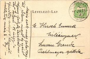 1910 Hodrusbánya, Banská Hodrusa (Hodrushámor, Hodrusa-Hámre); Szent Péter kápolna és a postahivatal...