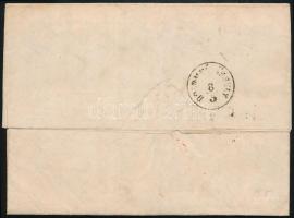 1860 2 x 15kr levélen / on cover