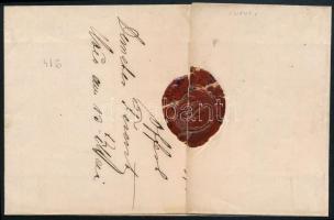 1871 3kr helyi levélen / on cover "KASSA"