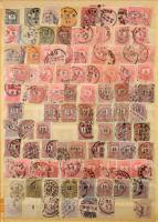 Sok - sok ezer Krajcáros és Turul bélyeg közte szép / olvasható bélyegzések valamint több száz darab...