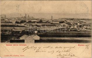 1901 Kassa, Kosice; látkép. László Béla kiadása / general view (EK)