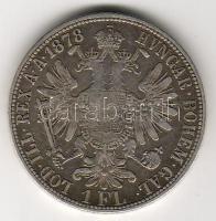 Ausztria 1878 1Fl ezüst T:3/4