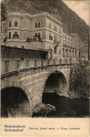 Herkulesfürdő, Baile Herculane; Ferenc József udvar / Franz Josefshof / spa, bathhouse
