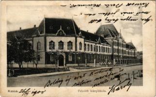 1908 Kassa, Kosice; Felsőbb leányiskola / girls school (fl)