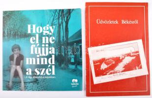 3 helytörténeti kiadvány:    Dr. Farkas Károly (szerk.): Magyarország gyógyfürdői, gyógyhelyei és üdülőhelyei. Budapest, 1962, Medicina. Kiadói egészvászon-kötés. 350p  Üdvözletek Békésről (8)p.  Hogy el ne fújja mind a szél. A régi Albertfalva képekben. Bp., 2019. 59p.
