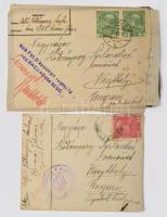 cca 1907-1918 Kökényessy Szilárd, az Osztrák-Magyar Cs. és Kir. Haditengerészet hajógépészének level...