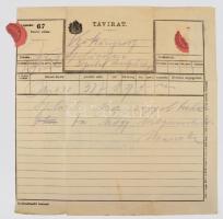 cca 1907-1918 Kökényessy Szilárd, az Osztrák-Magyar Cs. és Kir. Haditengerészet hajógépészének level...