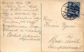 Homburg, Linie Friedrichshafen-Homburg-Memel / passenger liner airship, humour. Ottmar Zieher (EK)