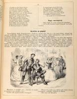 1858 Az Üstökös Huoristico-belletristicus hetilap első évfolyama egybe kötve, teljes