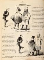 1858 Az Üstökös Huoristico-belletristicus hetilap első évfolyama egybe kötve, teljes