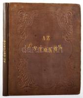 1858 Az Üstökös Huoristico-belletristicus hetilap első évfolyama egybe kötve, teljes