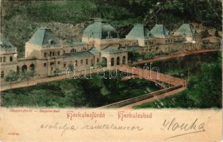 1900 Herkulesfürdő, Baile Herculane; Szapáry fürdő / Szapári-Bad / spa, bathhouse (Rb)