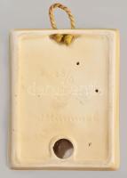 Hummel Madonna a kis Jézussal fali kép, kézzel festett, jelzett, hibátlan 10x8 cm