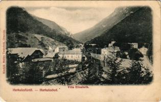 Herkulesfürdő, Baile Herculane; Erzsébet nyaraló. Müller Testvérek kiadása / Villa Elisabeth (EB)