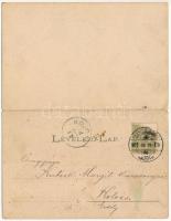 1902 Herkulesfürdő, Baile Herculane; Gyógyház és gyógyliget. 2-részes kinyitható panorámalap / Cursa...