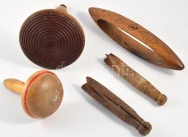 Stoppolófa, pánthasító, spanyolózó, mintás ruhasimító. Fa. XIX. sz.