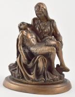 A. Santini: Pieta. Bronz szobor. Jelzett. 14 cm